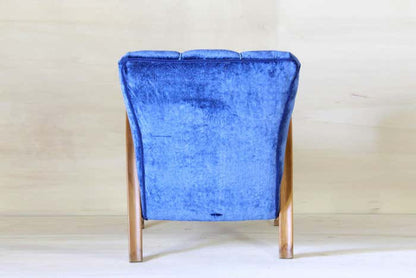 Century Art Deco Blue Armchair