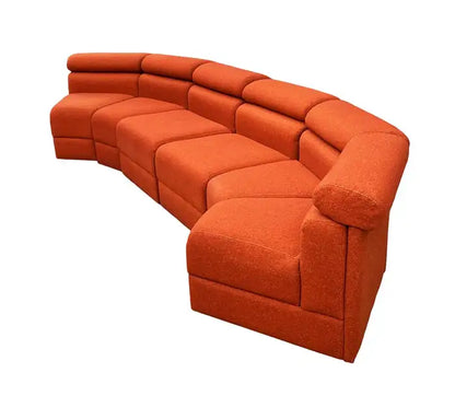 Circular Modular Serpentine Sofa