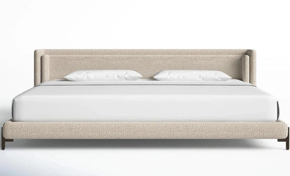 Lenae Upholstered Metal Bed