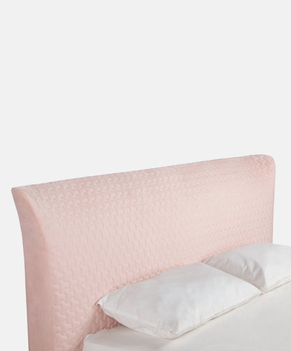 Pink Embossed Bed