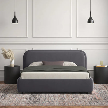 Shonda Upholstered Low Profile Platform Bed