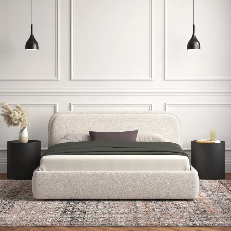 Shonda Upholstered Low Profile Platform Bed