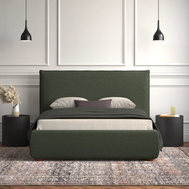 Timothy Upholstered Low Profile Platform Bed