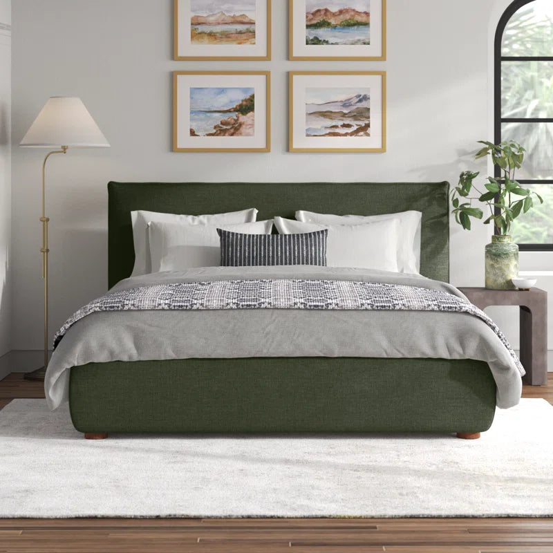 Timothy Upholstered Low Profile Platform Bed