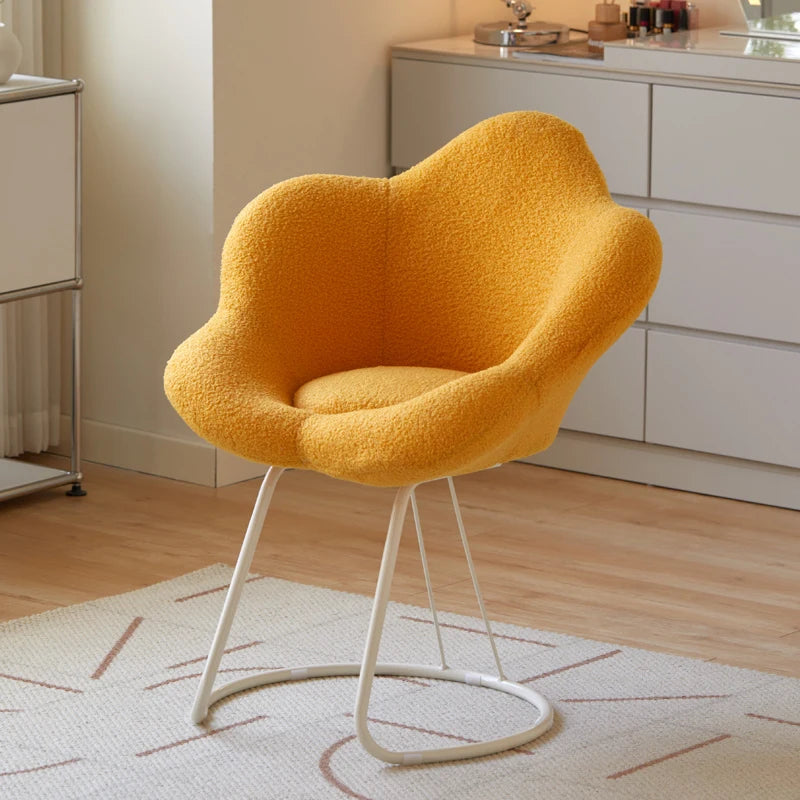 Velvet Backrest Chair