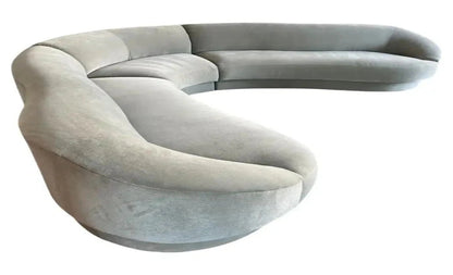 Serpentine Sectional Sofa by Furnilane