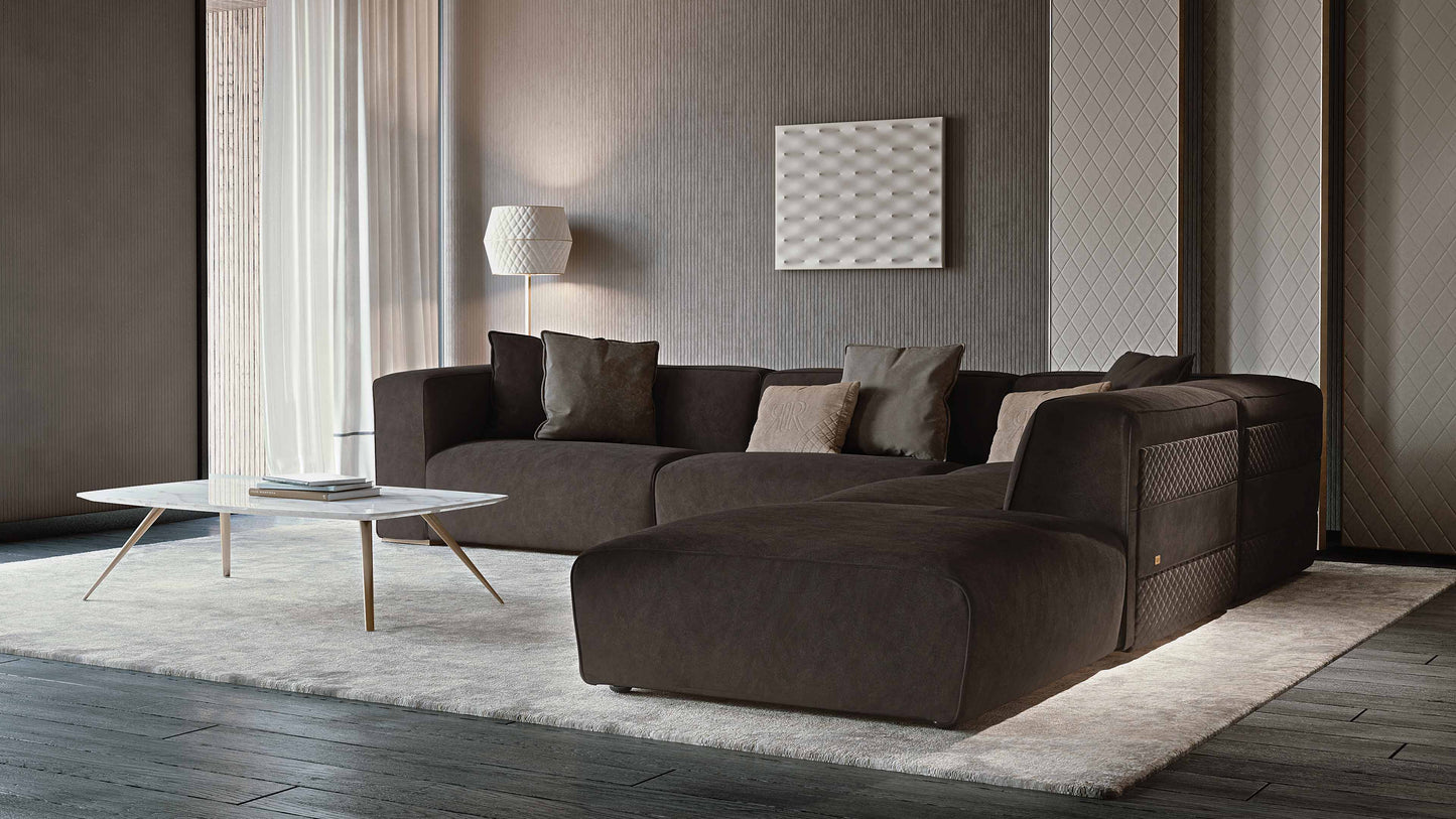 Flute Designer Sectional Sofa