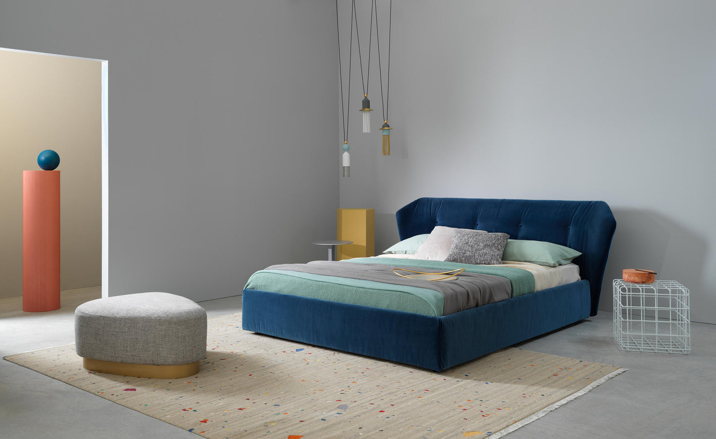 Letto Blue Bed