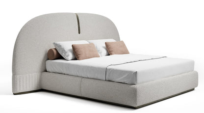 Half Moon Upholstered Bed  Italian Design